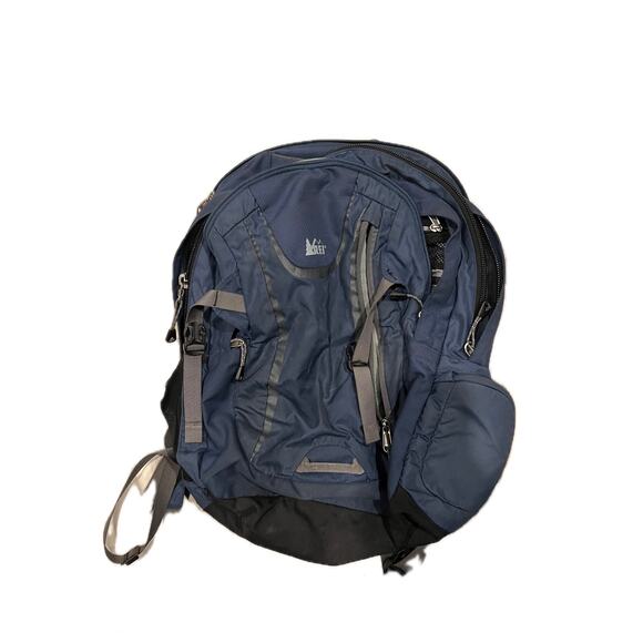 REI Trail 30 Laptop Blue Gray Black Backpack